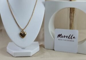 Cadena y dije corazón
