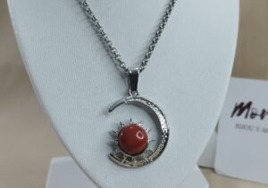 Cordón con dije jaspe rojo