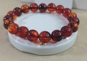 Pulsera  8 mm en ambar