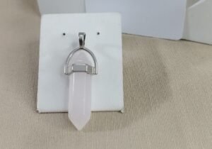 Dije cuarzo rosa