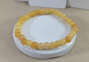 Pulsera 4 mm en citrino