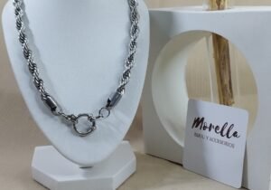 Cadena tourbillon con cierre marinero 60x6