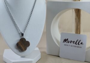 Cadena con dije ojo de tigre